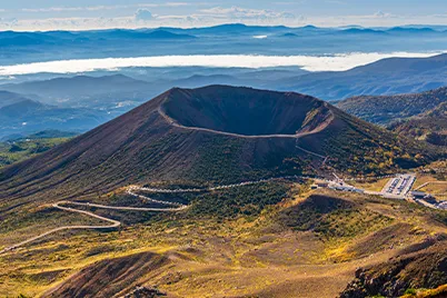 吾妻小富士山“万Bandai-Azuma Skyline”