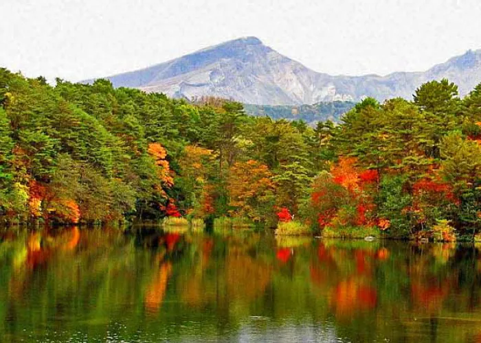 我将解释里里磐梯季节变化。
