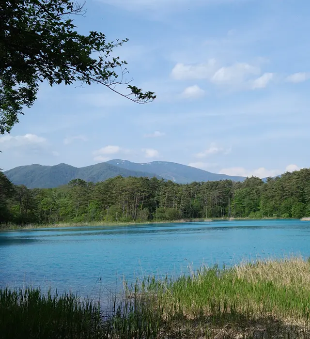 漫步五色沼湖和日原湖