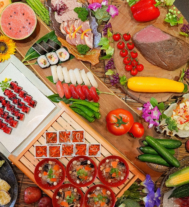 里磐梯品尝独特的时令风味。